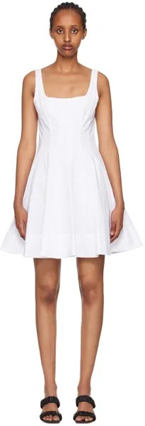 Мини-платье White Wells Staud, цвет White