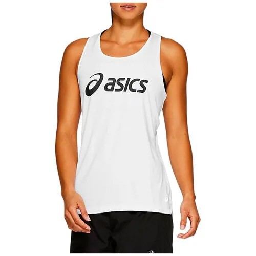 Майка женская спортивная ASICS 2012A468 101 SILVER TANK полиэстер белый цвет белый размер M
