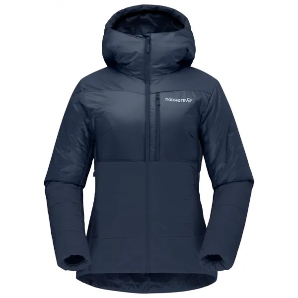 Куртка из синтетического волокна Norrøna Women's Falketind Thermo60 Hood, цвет Indigo Night