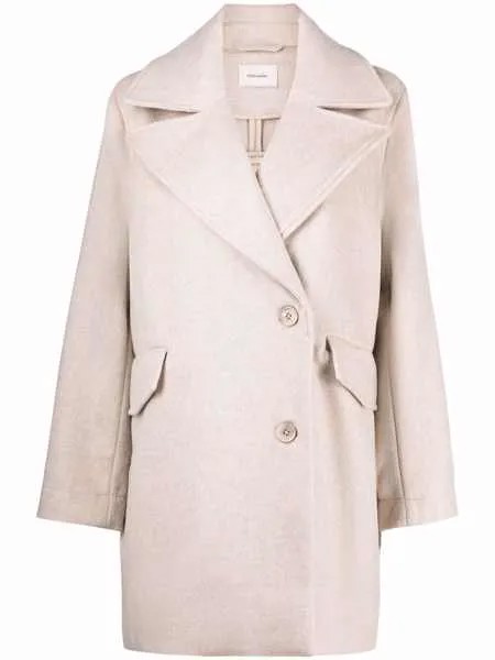 Holzweiler однобортное пальто с широкими лацканами