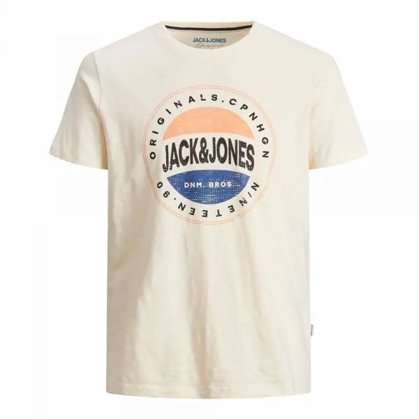 Базовая футболка из 100% хлопка с короткими рукавами и логотипом Kids JACK & JONES