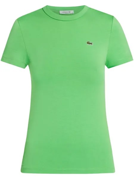 Футболка из органического хлопка с логотипом Lacoste, зеленый