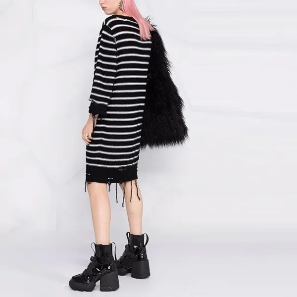 Платье с длинными рукавами женское черное Mm6 Maison Margiela