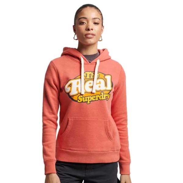 Худи Superdry Vintage Cooper Nostalgia, оранжевый