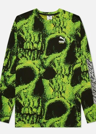 Мужской лонгслив Puma x Santa Cruz All Over Print, цвет чёрный, размер XXL