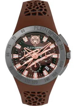 Fashion наручные  мужские часы Plein Sport PSABA0423. Коллекция THUNDERSTORM CHRONO