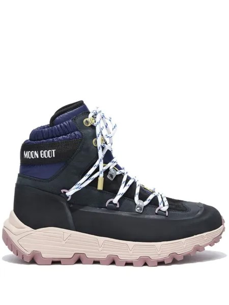 Moon Boot ботинки Tech Hiker на шнуровке, синий
