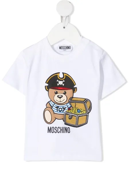 Moschino Kids футболка с принтом Pirate Toy Teddy