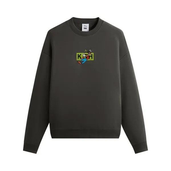 Толстовка Kith For Mickey & Friends Cyber Monday Goofy Classic Logo Crewneck, черный