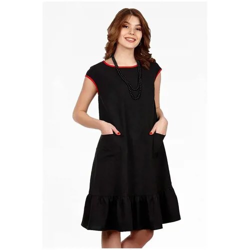 Платье Setty'S Collection, повседневное, макси, размер 52, черный
