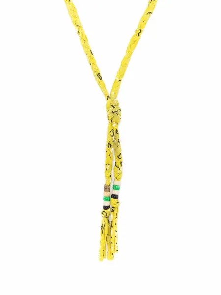 Alanui woven tassel rope necklace