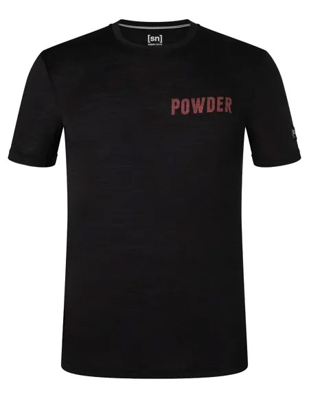 Рубашка super.natural Merino T Shirt, черный