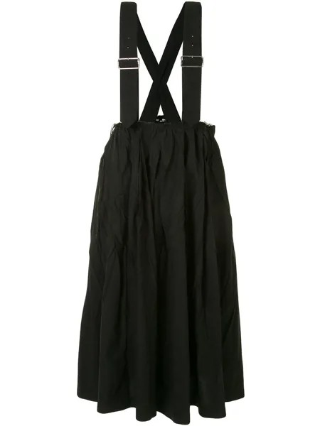 Black Comme Des Garçons юбка с ремешками и пряжками
