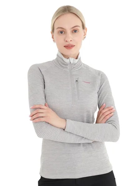 Олимпийка женская Viking Admont Half Zip Ml Lady серая S