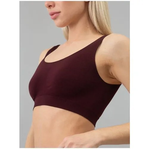 Топ Giulia TOP CLASSIC размер S/M, marsala (Бордовый)
