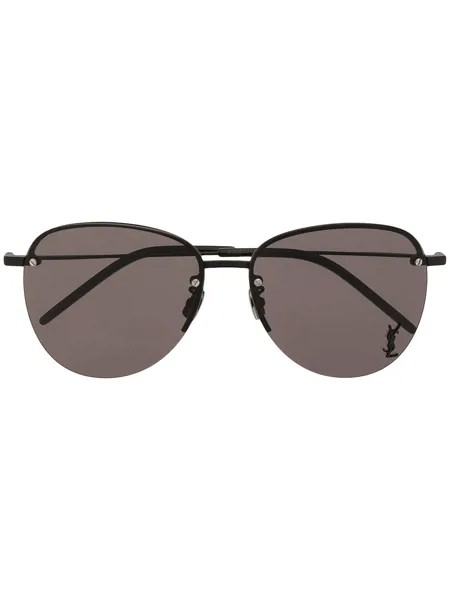 Saint Laurent Eyewear солнцезащитные очки в круглой оправе