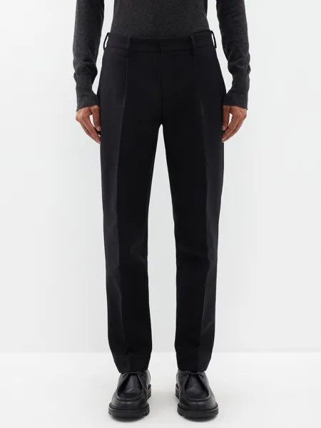 Gazara костюмные брюки со складками из смесового хлопка Barena Venezia, черный