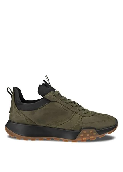 Зеленые мужские кроссовки из нубука RETRO SNEAKER M GRAPE LEAF BLACK Ecco