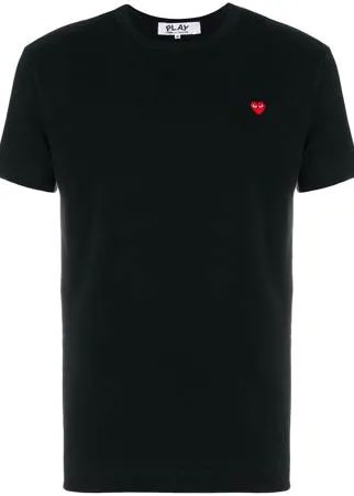 Comme Des Garçons Play heart patch T-shirt
