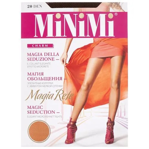 Колготки MiNiMi Magia Rete 20 den, размер 4-L, cappuccino (коричневый)