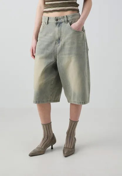 Джинсовые шорты LIGHT WASH JUMBO JORTS Jaded London, светло-голубой деним