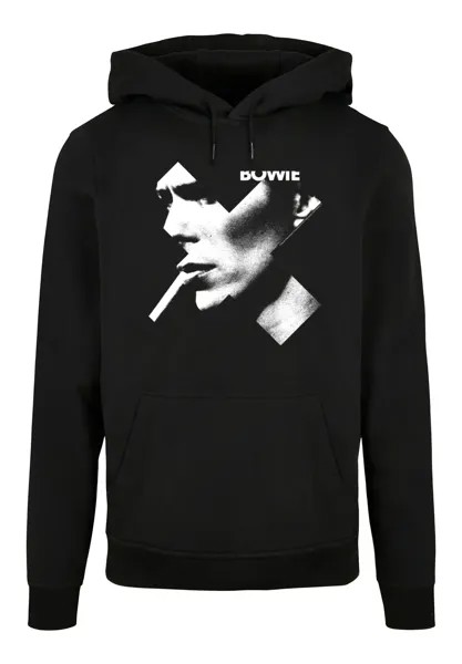Пуловер F4NT4STIC Basic Hoodie David Bowie Cross Smoke Kreuz, черный
