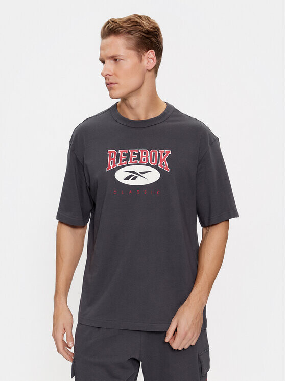 Футболка стандартного кроя Reebok, серый