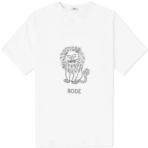 Футболка BODE Embellished Lion Tee