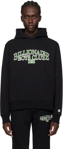 Черная толстовка с капюшоном «Ученый» Billionaire Boys Club