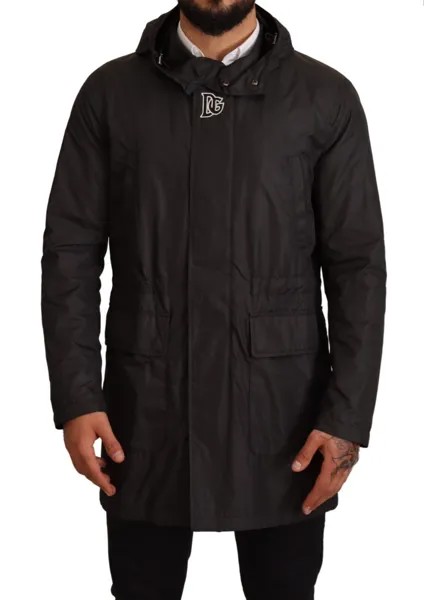 Куртка DOLCE - GABBANA Черная парка с капюшоном из полиэстера IT48 / US38/M Рекомендуемая розничная цена 1200 долларов США