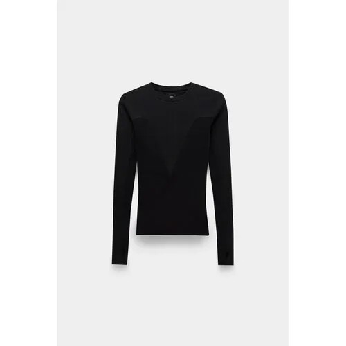 Лонгслив thom/krom longsleeve w ts 530, размер 42, , чёрный