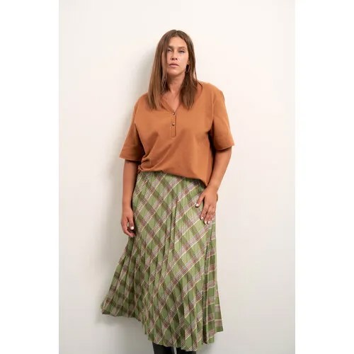 Футболка Modress, размер 60/62, коричневый