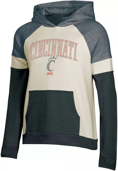 Женский пуловер с капюшоном Champion Cincinnati Bearcats в цветных блоках