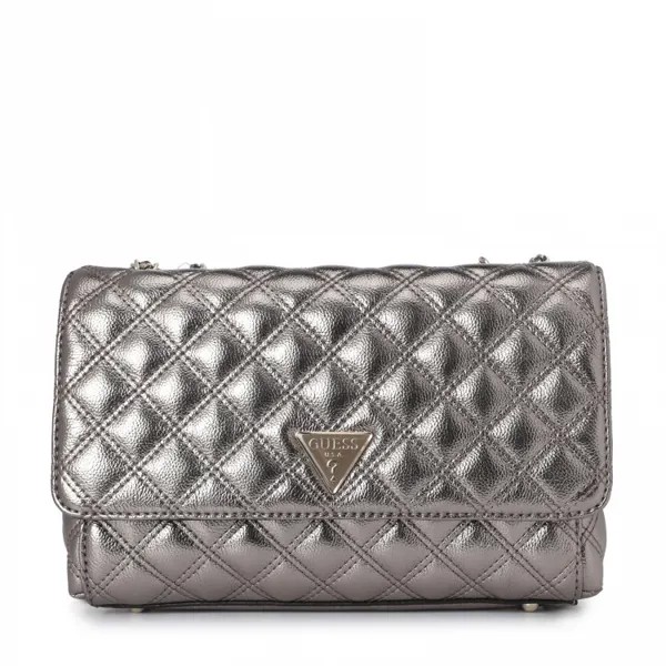 Сумка кросс-боди женская Guess HWMG7679210 серебряная