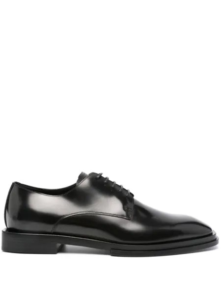 Alexander McQueen дерби с логотипом, черный