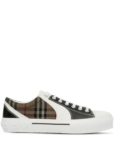 Burberry кеды в клетку Vintage Check, черный