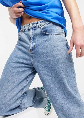 Выбеленные голубые свободные джинсы в стиле 90-х Reclaimed Vintage Inspired-Голубой