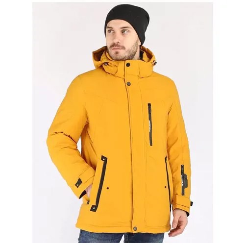 Зимняя мужская куртка A passion play, S67167, цвет желтый, размер 46