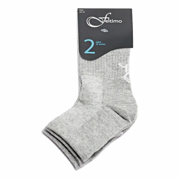Комплект носков женских Feltimo серых 35-37