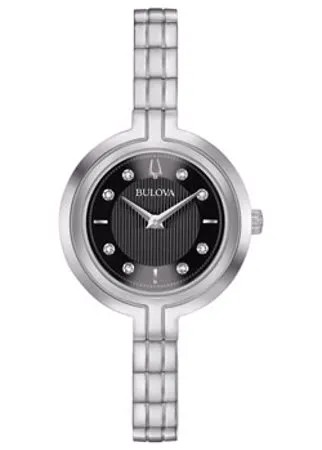 Японские наручные  женские часы Bulova 96P215. Коллекция Rhapsody