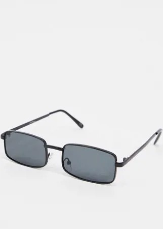 Черные солнцезащитные очки с узкими стеклами Jeepers Peepers-Черный