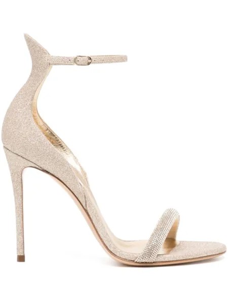 Casadei босоножки Cappa Blade Stratosphere 120, золотистый