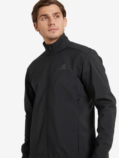 Куртка софтшелл мужская Salomon Agile, Черный