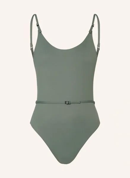 Купальник ck micro belt Calvin Klein, зеленый