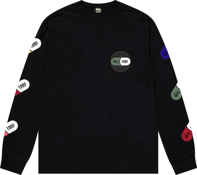 Лонгслив Stussy Capsule Long-Sleeve Tee 'Black', черный