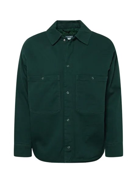 Межсезонная куртка Weekday Aaron, темно-зеленый