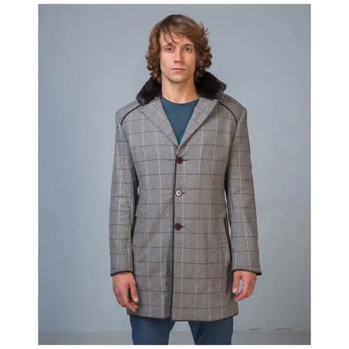 Пальто Torras демисезонное, силуэт прямой, укороченное, карманы, утепленное, размер 52, серый