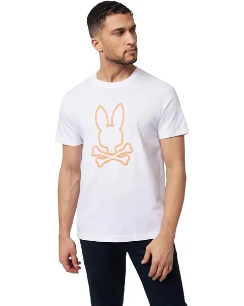 Футболка Psycho Bunny Floyd Graphic, белый