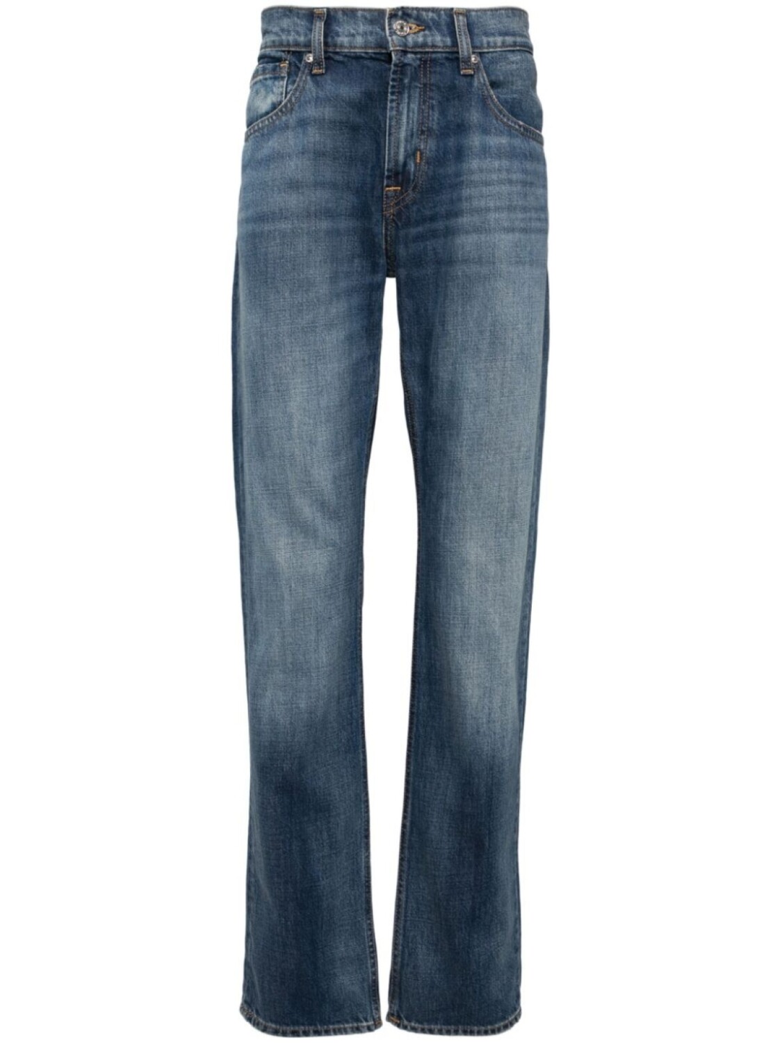 7 For All Mankind джинсы прямого кроя, синий