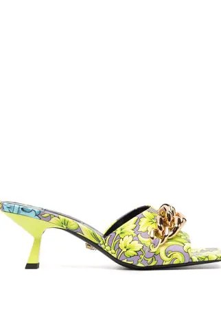 Versace мюли с принтом Barocco